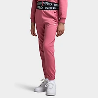 Nike Pro Juniors' Fleece Joggers Peony / - Black