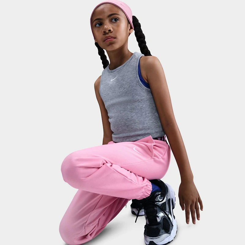 Nike Pro Jogging en molleton Dri Fit pour filles / Rose moyen doux