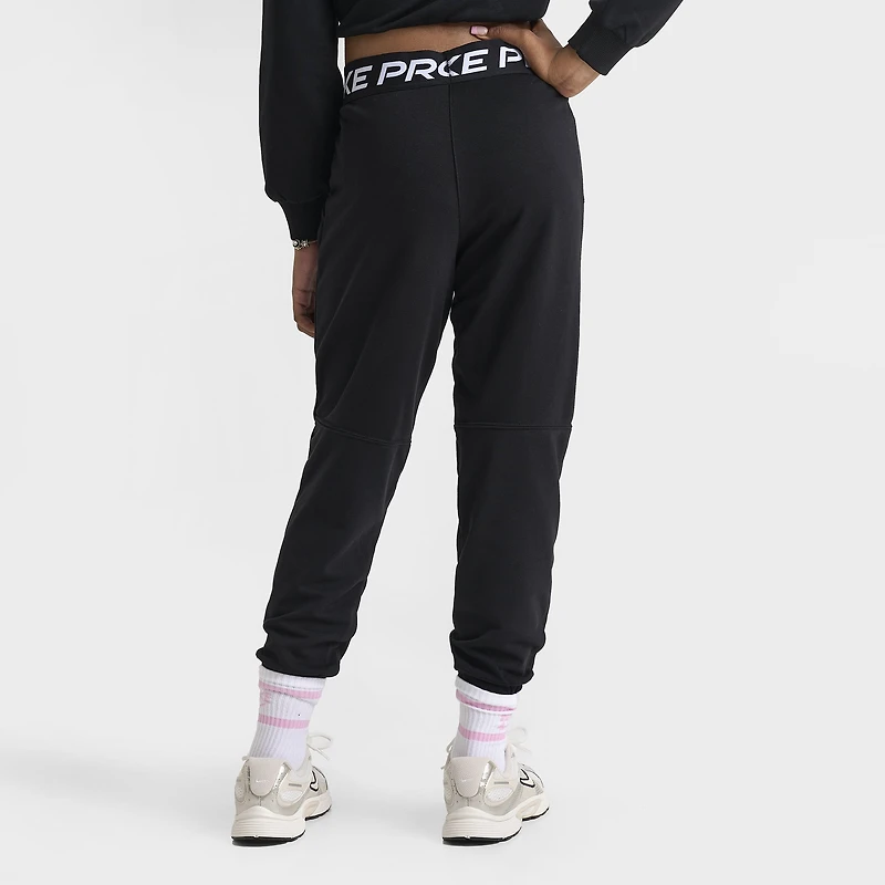 Nike Pro Junior Girls' Dri-FIT Fleece Joggers Black /