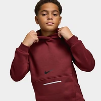 Nike Sportswear Chandail à capuchon en molleton Club pour garçons BRND NRG / Rouge foncé