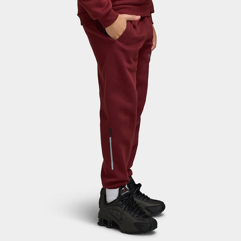 Nike Sportswear Pantalon de jogging en molleton Club pour garçon BRND NRG / Rouge foncé