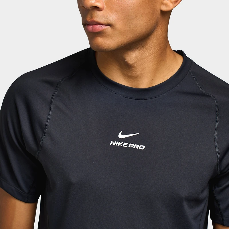 Nike Pro Training Men's Dri-FIT Short Sleeve Top / Black