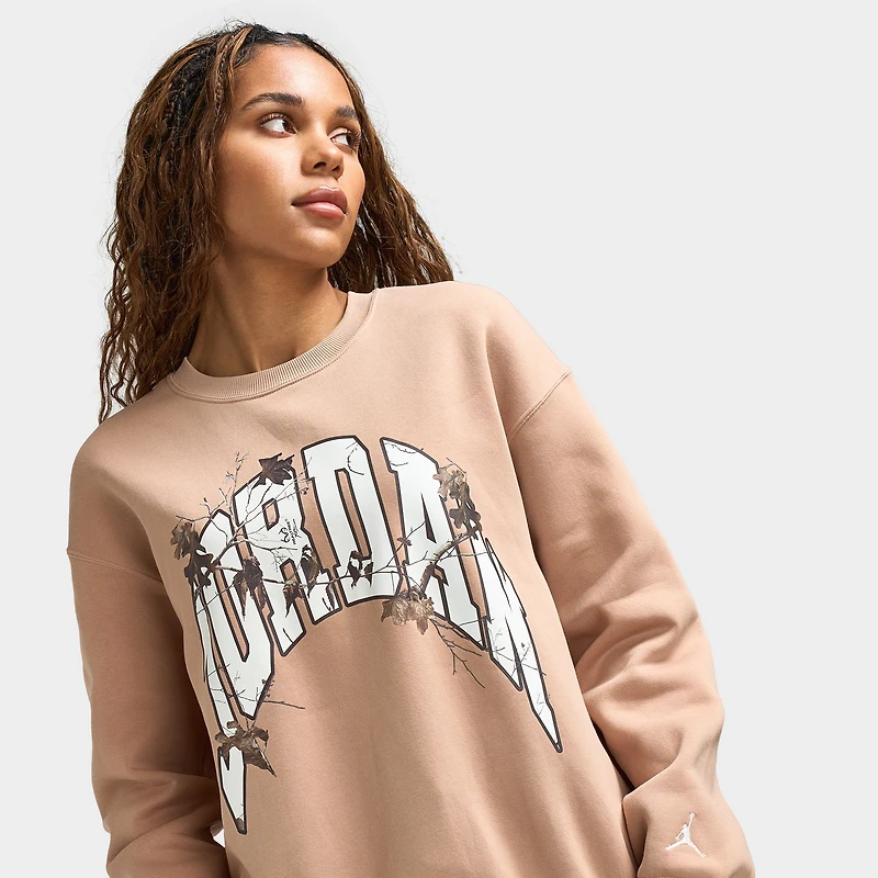 Jordan Women's Brooklyn Fleece Crew Hemp / Sail