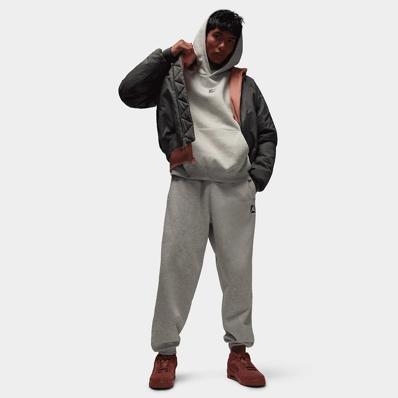 Jordan Brooklyn Pantalon Polaire / Gris Chiné