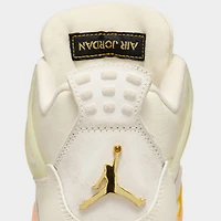 Jordan Women's 4 Retro Coconut Milk / Muslin - Bright Mango