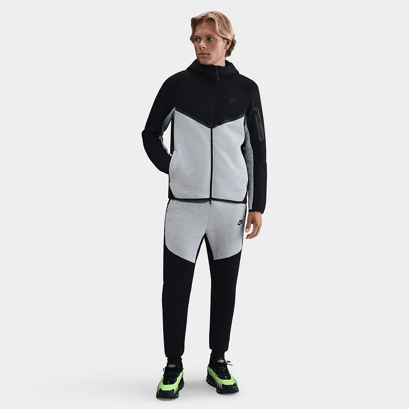 Nike Tech Men's Fleece Windrunner Full-Zip Jacket Black / Dark Grey Heather