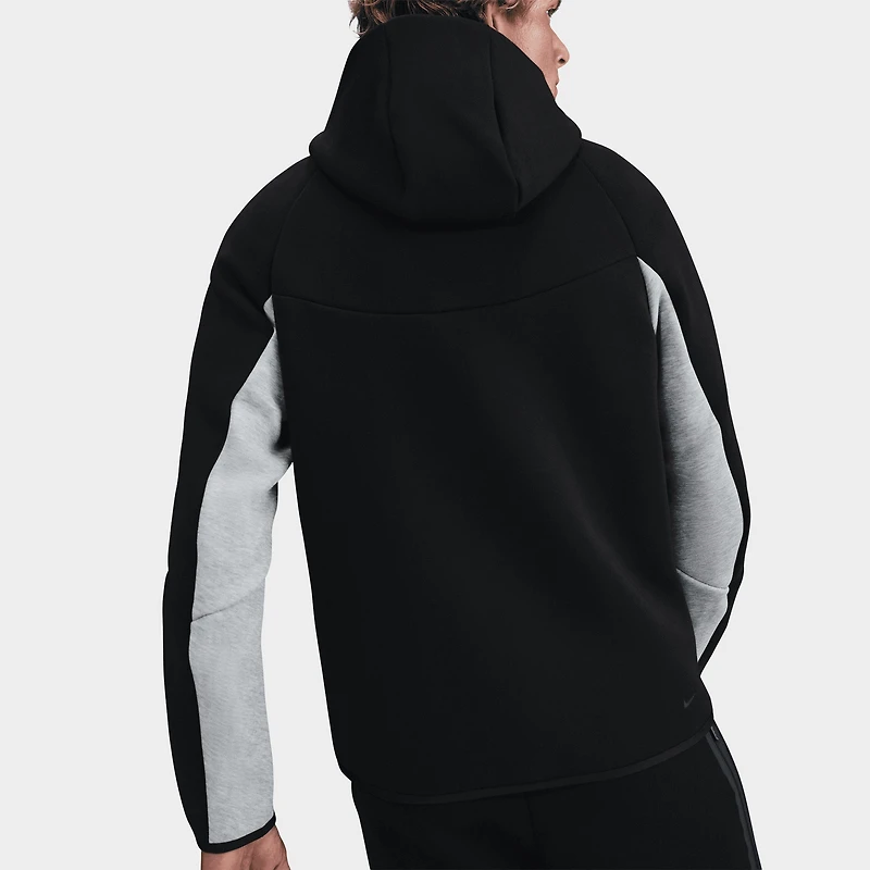 Nike Tech Men's Fleece Windrunner Full-Zip Jacket Black / Dark Grey Heather
