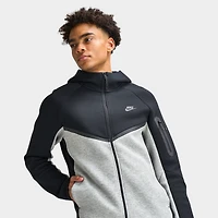 Nike Tech Men's Fleece Windrunner Full-Zip Jacket Black / Dark Grey Heather
