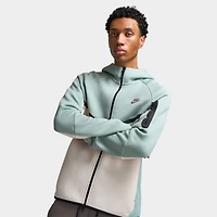 Nike Tech Fleece Full Zip WIndrunner Hoodie Dusty Sage / Light Orewood Brown - Plum Eclipse