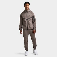 Nike Tech Fleece Full Zip Windrunner Hoodie Cave Stone / Black