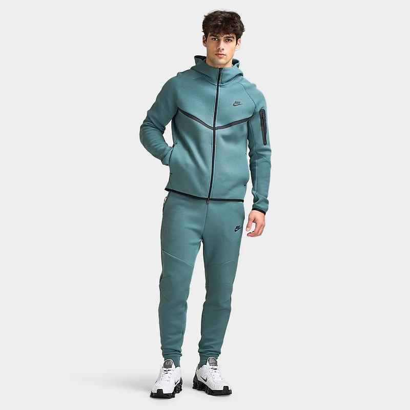 Nike Tech Fleece Chandail à capuche zippé Gris ardoise/Noir