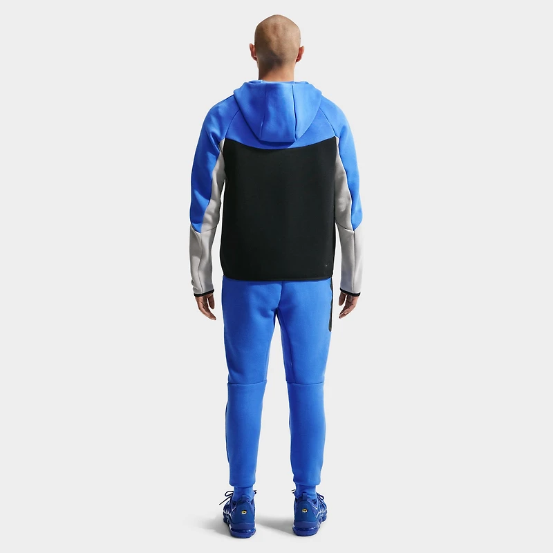 Nike Tech Men's Fleece Windrunner Full-Zip Jacket Blue Crystal / Black Smoke Grey