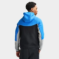 Nike Tech Fleece Veste coupe-vent zippée Hommes Bleu Cristal / noir Gris fumé