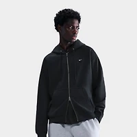 Nike Solo Swoosh Full-Zip Hoodie Black / White
