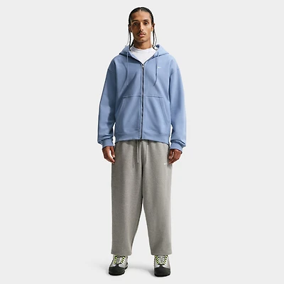 Nike Solo Swoosh Full Zip Hoodie Work Blue / White
