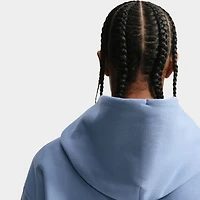 Nike Solo Swoosh Chandail à capuche zippé bleu / blanc