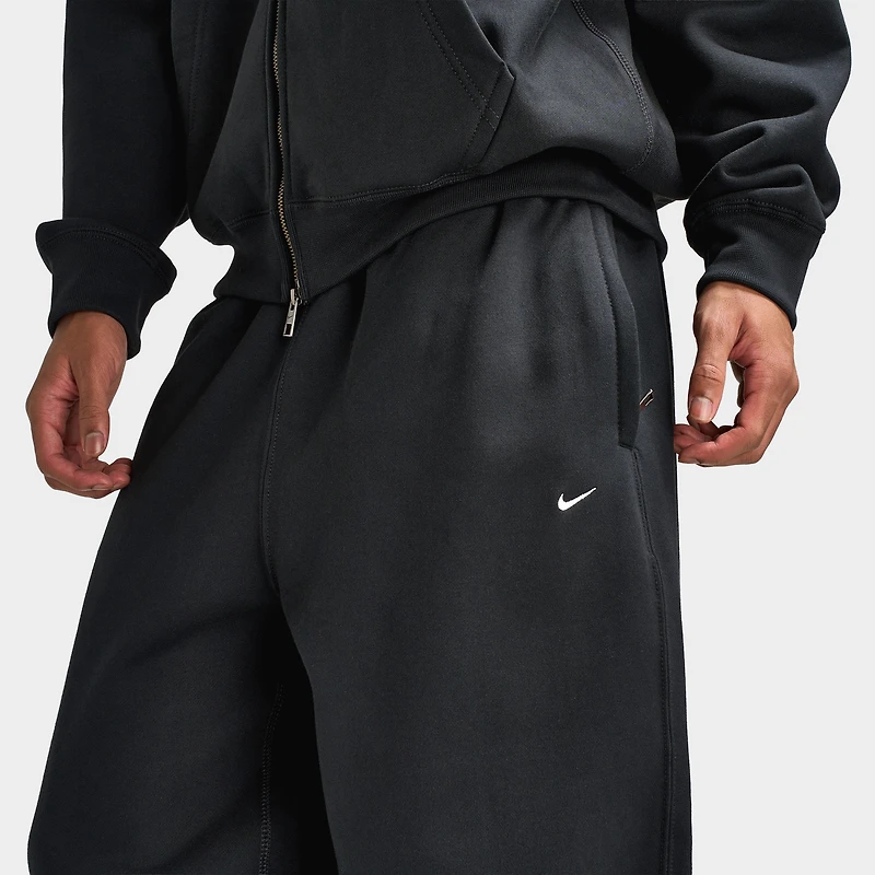 Nike Solo Swoosh Fleece Pants Black / White