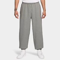 Nike Solo Swoosh Fleece Pants Dark Heather Grey / White