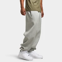 Nike Solo Swoosh Fleece Pants Dark Heather Grey / White
