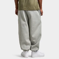Nike Solo Swoosh Fleece Pants Dark Heather Grey / White