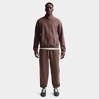 Nike Solo Swoosh Cuffed Fleece Pants / Purple