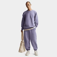 Nike Solo Swoosh Cuffed Fleece Pants / Iron Purple