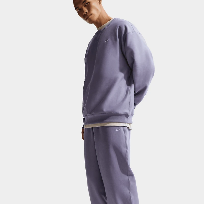 Nike Solo Swoosh Pantalon en molleton à revers / Violet fer