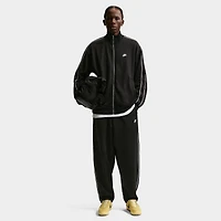 Nike Sportswear Club Oversized Knit Tracksuit Bottoms / Black