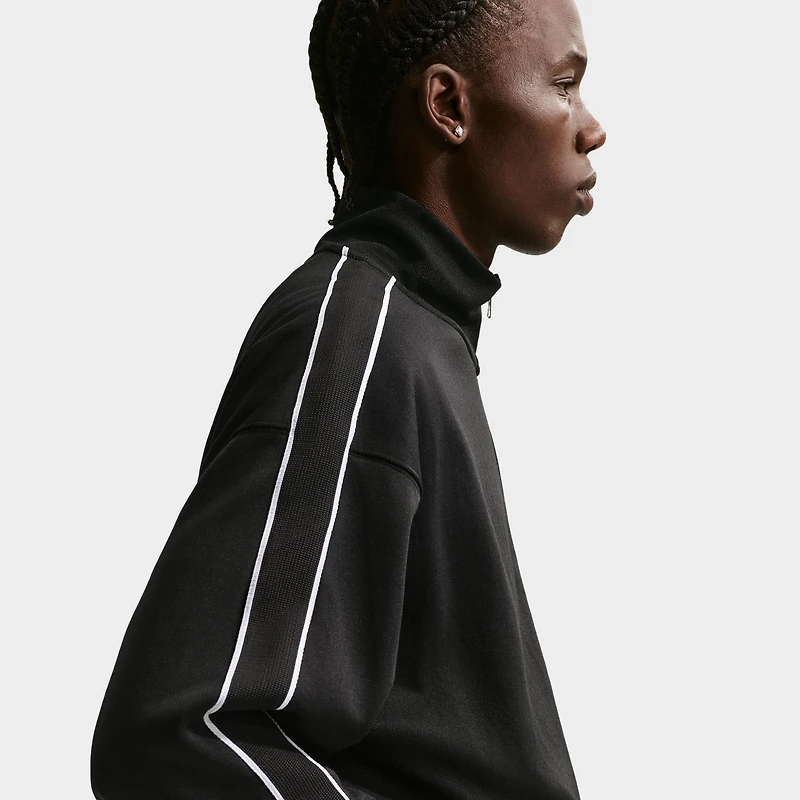Nike Sportswear Club Oversized Knit Tracksuit Jacket / Black