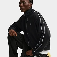 Nike Sportswear Club Oversized Knit Tracksuit Jacket / Black