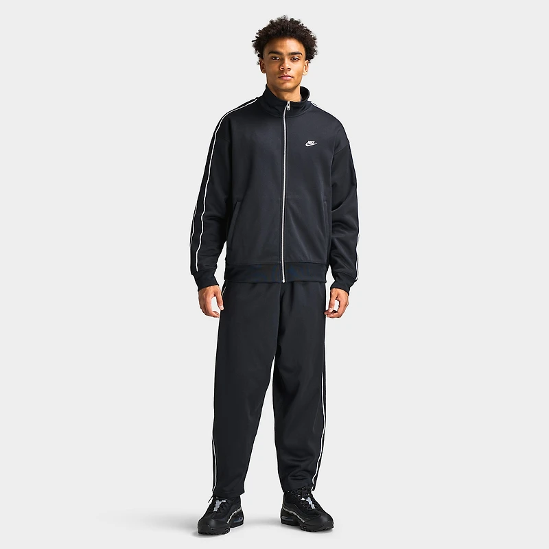 Nike Sportswear Club Oversized Knit Tracksuit Jacket / Black