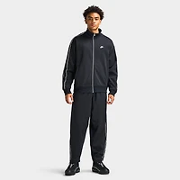 Nike Sportswear Club Oversized Knit Tracksuit Jacket / Black