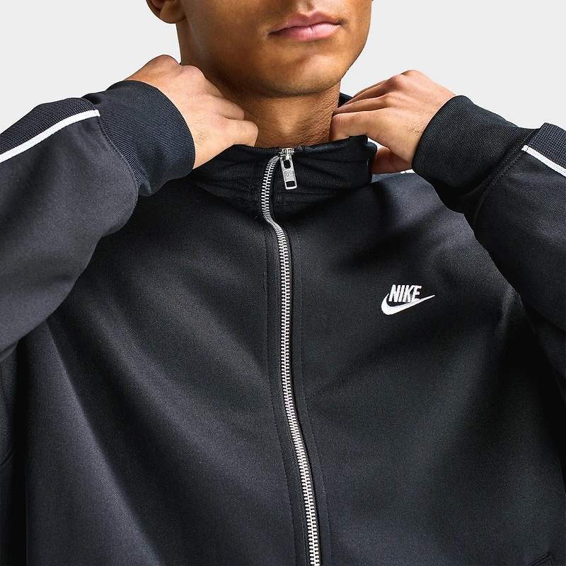 Nike Sportswear Club Oversized Knit Tracksuit Jacket / Black