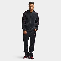 Jordan Brooklyn Men's Velour Track Jacket Black / Gym Red