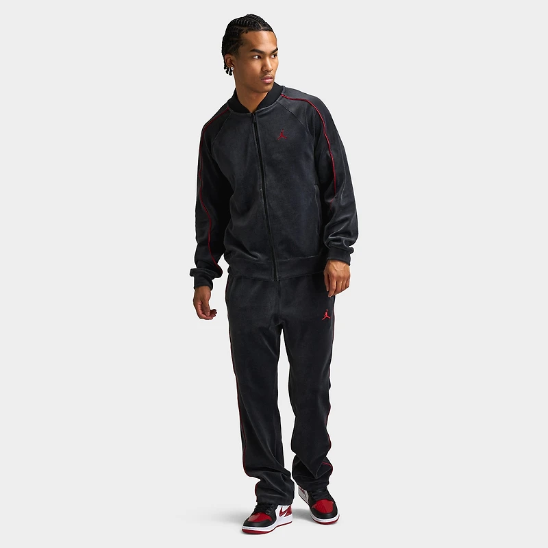 Jordan Men's Brooklyn Velour Track Pants / Black