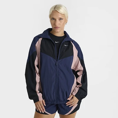 Nike Sportswear Women's Oversized Track Jacket Midnight Navy / Black