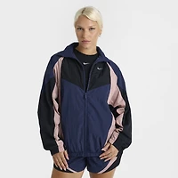 Nike Sportswear Veste de survêtement surdimensionnée pour femmes Midnight Navy / Noir