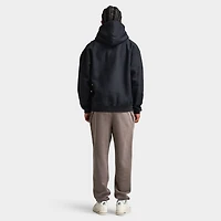 Nike Solo Swoosh Men's Pullover Fleece Hoodie Black / Anthracite