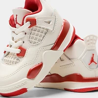 Jordan 4 Rétro TD Ivoire pâle / Rouge Sierra