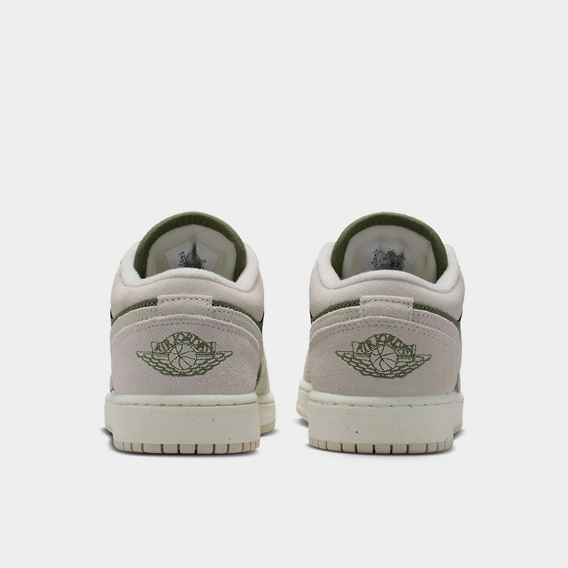 Jordan 1 Low SE GS Olive Moyen / Clair Orewood Brun - Voile