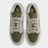Jordan 1 Low SE GS Olive Moyen / Clair Orewood Brun - Voile