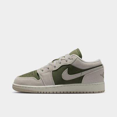 Jordan 1 Low SE GS Medium Olive / Light Orewood Brown - Sail