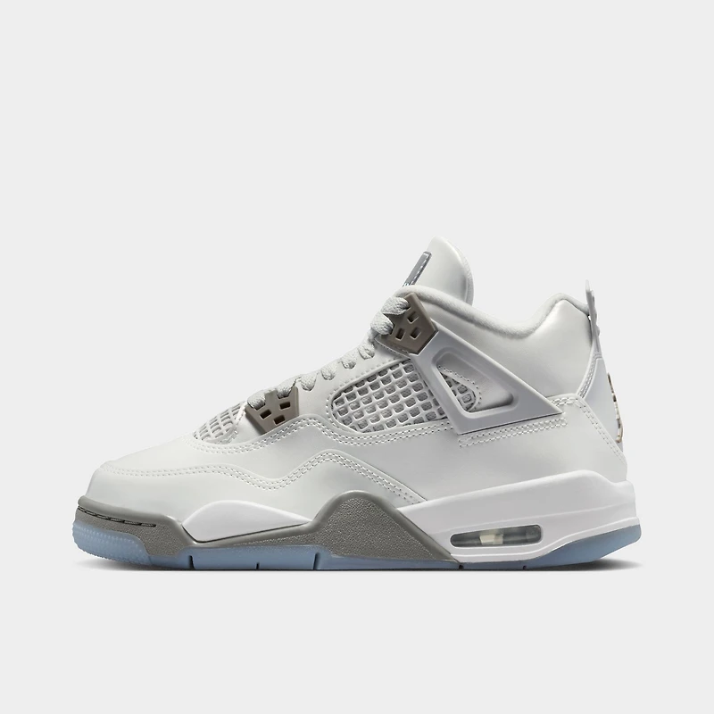 Jordan 4 Retro GS Photon Dust / Blue Chill - Flat Pewter