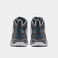 Jordan 9 Retro GS White / French Blue - Flint Grey