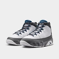 Jordan 9 Retro GS White / French Blue - Flint Grey