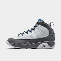 Jordan 9 Retro GS White / French Blue - Flint Grey