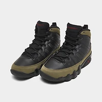 Jordan 9 Retro GS Black / True Red - Light Olive