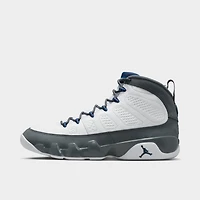 Jordan 9 Retro White / French Blue - Flint Grey