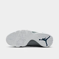 Jordan 9 Retro blanc / Bleu français - Gris silex