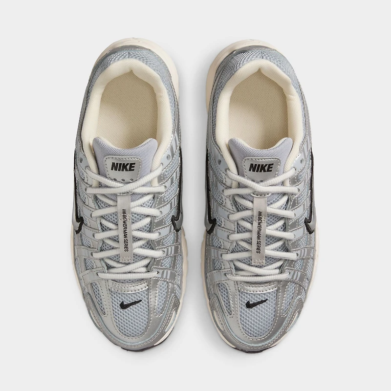 Nike P-6000 GS Metallic Silver / Black